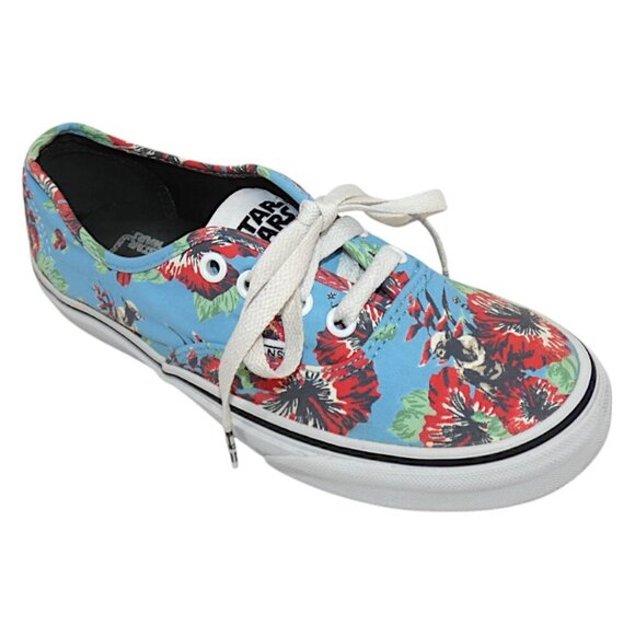 Vans Star Wars Yoda Floral Aloha Sneakers Unisex 4.5M/6W  Limited 2014 Kawaii - Picture 1 of 14